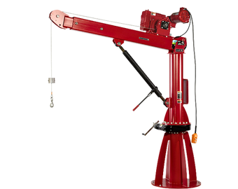 11. Thern Stationary Davit Crane Captain 4000 Trinidad Guyana Caribbean