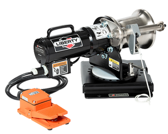 14. Thern Portable Electric Winch Capstan Winch Swivel Base Trinidad Guyana